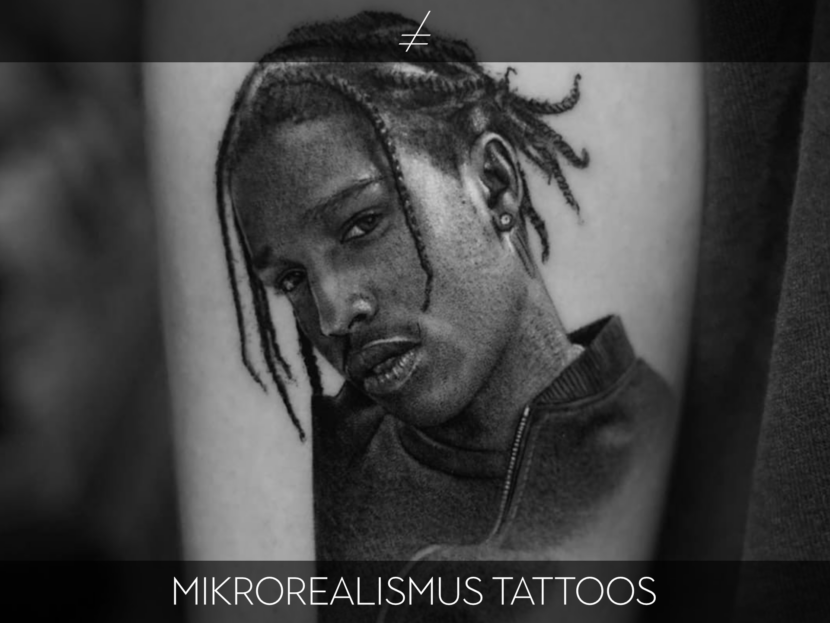 Mikrorealismus Tattoos - Blogbeitrag - Mommy I'm Sorry - Porträt im mikrorealismus Stil - microrealism