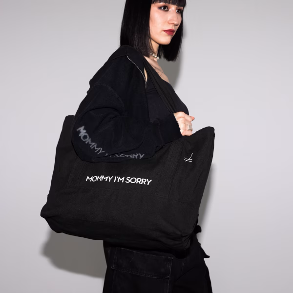 MOMMY I'M SORRY CULT CANVAS BAG