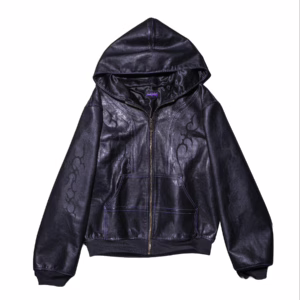 HAND TATTOOED LEATHER JACKET (SOLD)